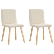 Трапезни столове, 2 бр, лен