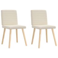 Трапезни столове, 2 бр, лен