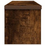 Кухненски стелажи, подреждащи се 2 бр. опушен дъб 50x15x16 см