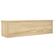 Кухненски стелажи, подреждащи се 2 бр дъб сонома 50x15x16 см