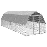 Пилешки подиум с покрив 2,5x8x2,25 м Поцинкована стомана