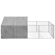 Открита кучешка колиба с бягаща пътека 4x2x1,5 m
