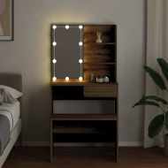 Комплект тоалетка с LED Artisan Oak Engineered Wood