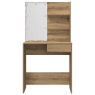 Комплект тоалетка с LED Artisan Oak Engineered Wood
