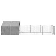 Открита кучешка колиба с бягаща пътека 7x2x1,5 m