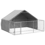 Открита кучешка колиба с бягаща пътека 3x3x1,9 m