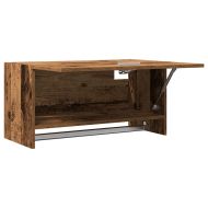 Гардероб Старо дърво 70x32,5x35 cm Инженерна дървесина