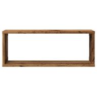 Wall Cube Shelves 6 pcs Old Wood 60x15x23cm Инженерна дървесина