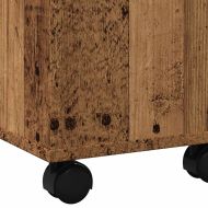 Масичка за кафе от старо дърво 60x60x38 cm Инженерна дървесина