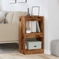 Шкаф за книги/разделител на стаи Старо дърво 40x30x72 cm