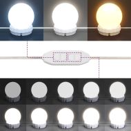 Тоалетка с LED Старо дърво 74,5x40x141 cm