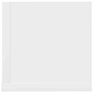 стенни рафтове 2 бр. бели 75x16,5x16,5 см