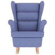 Люлеещ се стол Jeans Blue 74x90x102 cm Fabric