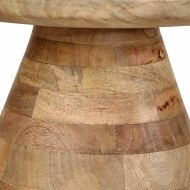 Странична маса Ø50x40 cm Масивна дървесина Манго