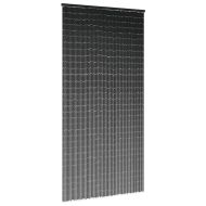 Завеса за врата срещу насекоми Тъмно сиво 100x220 cm Бамбук