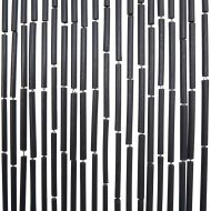 Завеса за врата срещу насекоми Тъмно сиво 100x220 cm Бамбук