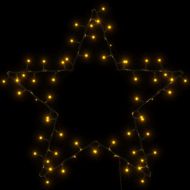 Коледни светлини Star Silhouette 80 светодиода топло бяло