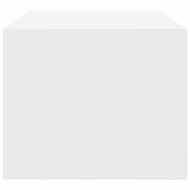 ТВ шкафове, 2 бр, бели, 60x31x25,5 см, инженерно дърво