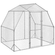 Пилешки бяг 2,5x2x2,25 м Поцинкована стомана