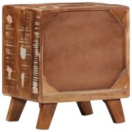 Нощно шкафче 2 бр. 40x32x46 см Масивна дървесина Възстановена