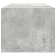 ТВ шкафове 2 бр бетонно сиви 80x31x25,5 см инженерно дърво