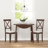 Трапезни столове с възглавници 2бр Кафяв масивна дървесина гума