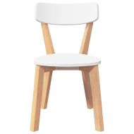 трапезни столове 2 бр. масивна дървесина гума