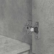 Висок шкаф, бетонно сив, 29,5x34x119,5 см инженерно дърво