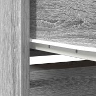 Висок шкаф, сив сонома, 29,5x34x119,5 см инженерно дърво