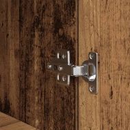 Нощно шкафче, старо дърво, 39x35x65 см, инженерно дърво