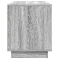 ТВ шкаф с LED осветление, сив сонома, 100x41x50 см