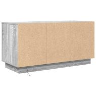 ТВ шкаф с LED осветление, сив сонома, 100x41x50 см