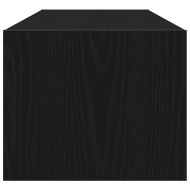 ТB шкафове, 2 бр, черен дъб, 100x31x25,5 см, инженерно дърво