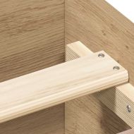 Рамка за легло без матрак дъб артизан 100x200см инженерно дърво