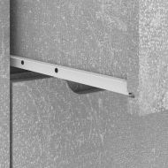 нощно шкафче "VISNES" Бетон сив 45x40x50 cm Инженерна дървесина