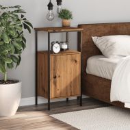 Нощно шкафче Artisan Oak 41x31x80 cm Инженерна дървесина