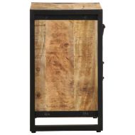 Нощно шкафче 40x30x50 cm Масивна груба дървесина Манго