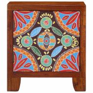 Нощно шкафче 40x30x45 cm масивна дървесина акация