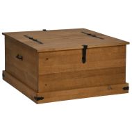 Скрин за съхранение HALDEN 91x91x47 cm масивна дървесина бор