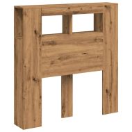 LED горна табла, Дъб артизан, 100x18,5x103,5см, инженерно дърво