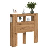 LED горна табла, Дъб артизан, 100x18,5x103,5см, инженерно дърво