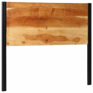 табла за глава 120 cm масивна дървесина акация и желязо