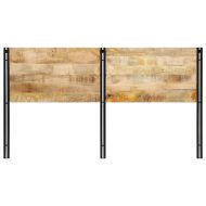 табла за глава 180 cm от масивно дърво манго и желязо