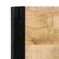 табла за глава 180 cm от масивно дърво манго и желязо