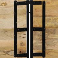 табла за глава 180 cm от масивно дърво манго и желязо