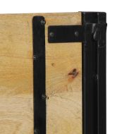 табла за глава 180 cm от масивно дърво манго и желязо