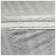 Шатра за басейн с подвижна муха & Мрежести стени сива 612x612cm