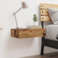 Нощно шкафче Старо дърво 60x35 cm Инженерна дървесина