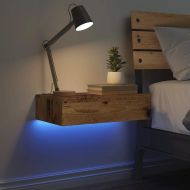 Нощно шкафче Старо дърво 60x35 cm Инженерна дървесина