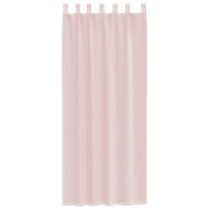 Пердета от воал с прът джобове, 2 бр, светлорозово